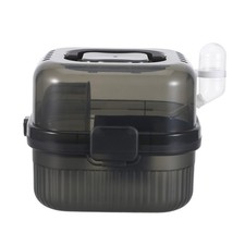  Pet Cage Suitcase Small Toy Animal Carrier Carrying Pouch Clear Plastic Hamster