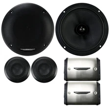 Image Dynamics CXS64 v2 6-1/2" Convertible Component / Coaxial Audio Speakers