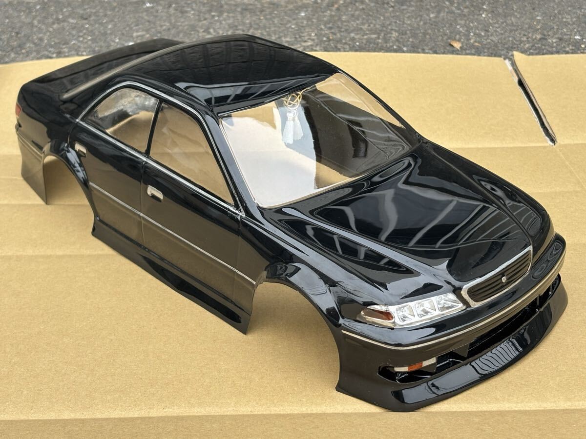 RC Art Toyota Mark II JZX100 Black 1/10 RC Body Only