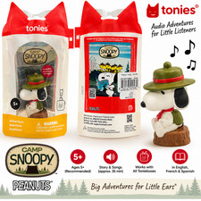 Tonies Camp Snoopy Peanuts Audio Character Adventure Story Songs Ages 5 New