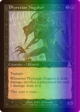 MTG Magic the Gathering Phyrexian Negator (65/143) Urza's Destiny NM FOIL