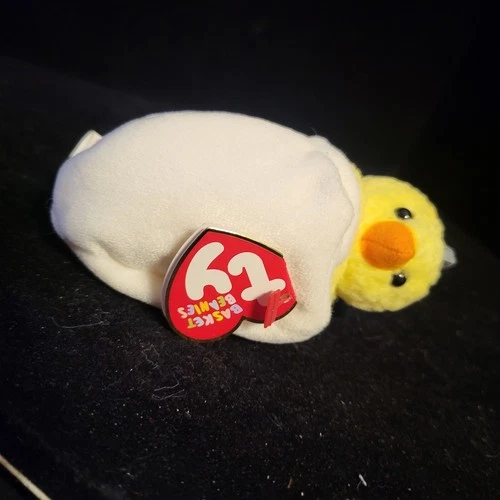 TY Beanie Babies Eggbert Chick in Egg 1999 Easter VINTAGE NEW with TAG