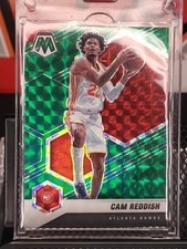 2020-21 Mosaic Base Reactive Green #137 Cam Reddish - Atlanta Hawks