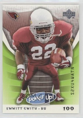 2004 Upper Deck Power Up! Green 100 Emmitt Smith #1 HOF 0q3