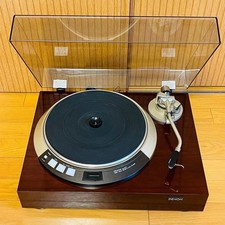 Denon DP-60M Direct Drive Turntable Quartz AT15Ea Cartridge S-Arm FullyFunction