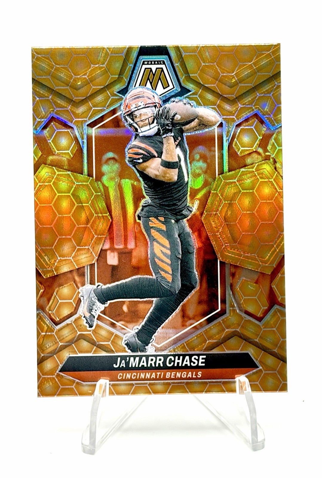 2024 Panini Mosaic Ja'Marr Chase #45 Honeycomb SSP Case Hit Bengals
