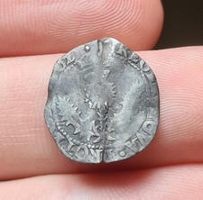James VI 1602 Quarter Thistle Merk - Silver Hammered Coin - Ref 73