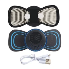 EMS Portable Mini Electric Neck Back Massager Cervical Massage Patch Stimulator