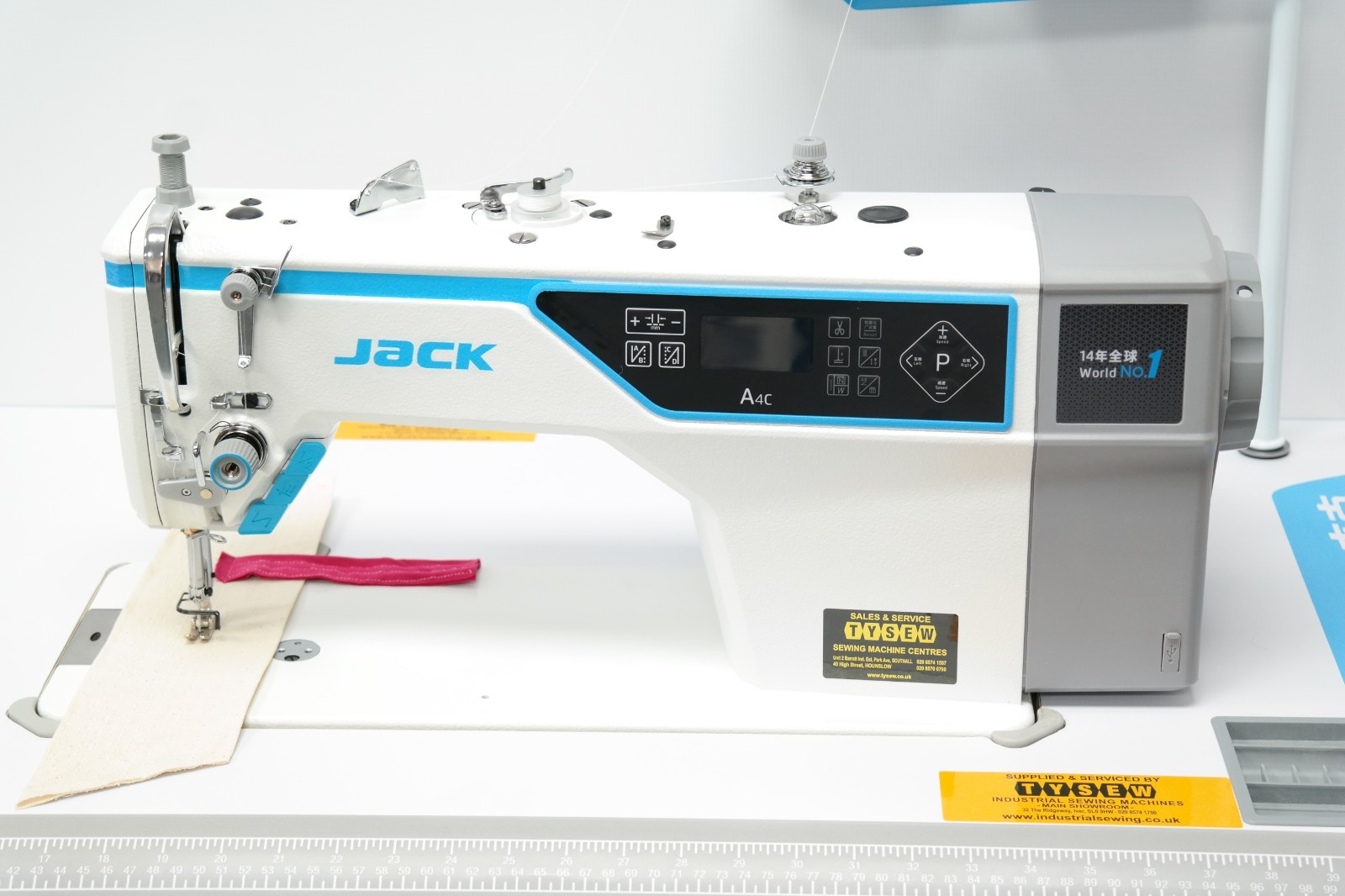 Jack A4C Direct Drive Lockstitch Straight Stitch Industrial Sewing Machine