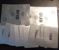 10 RFID Credit Debit ID Card Sleeve Protector Blocking Safety Shield 2 passport.