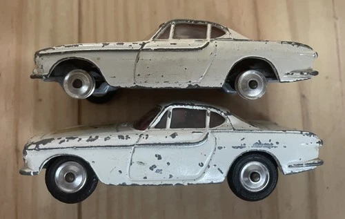 2 X Corgi Toys No185. Vintage Original Saint's Volvo P.1800s  For Restoration