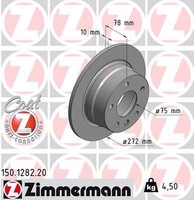 2X Zimmermann 150.1282.20 Bremsscheibe FüR BMW