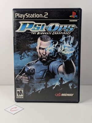 Psi-Ops: The Mindgate Conspiracy (Sony PlayStation 2, PS2) Game Disc and Case