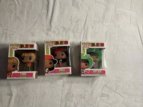 Funko Pop! ROCKS TLC figures 228 229 230 lot of 3