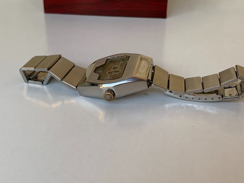 TENOR DORLY JUMP HOUR DIGITAL WATCH SPACE AGE VINTAGE 1970S 36MM GENTS AUTOMATIC - Picture 15 of 24