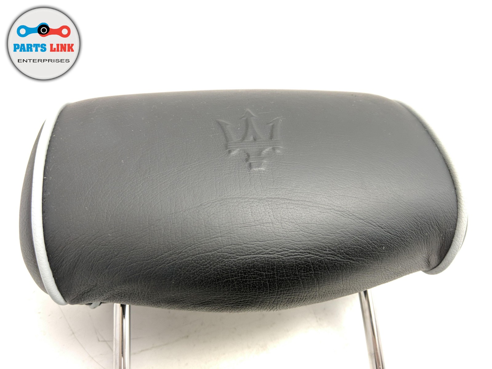2008 MASERATI QUATTROPORTE M139 FRONT RIGHT PASSENGER SEAT HEADREST BLACK PAD