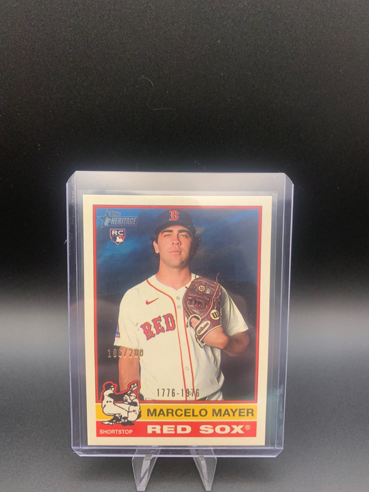 2025 Topps Heritage High Number #688 Marcelo Mayer Bicentennial RC /200