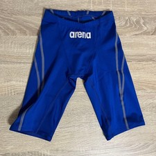 arena competitive swimsuit half spats men's blue size S