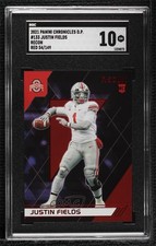 2021 Panini Chronicles Draft Picks Recon Red 54/149 Justin Fields SGC 10 GEM 1u6