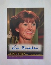 Rittenhouse Star Trek Connections TV Autograph A150 Kim Braden / Elise Picard EL