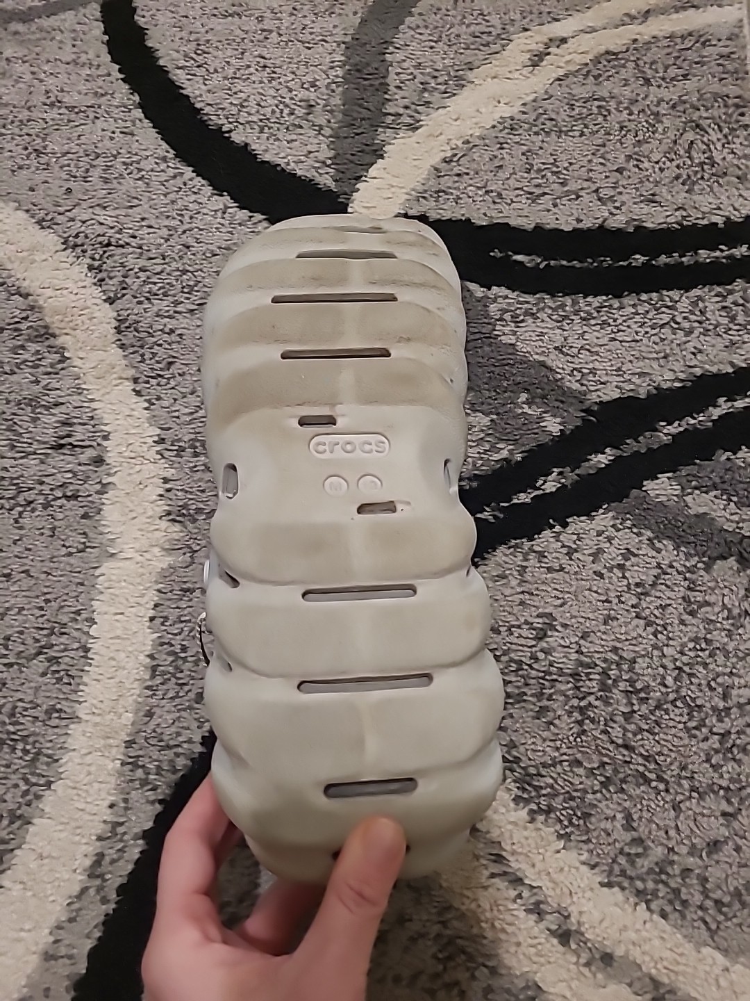 Crocs Echo Clog Gray Back strap Single AMPUTEE RI… - image 3