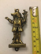 Vintage Brass Door Knocker Trusty Servant Hircocervus