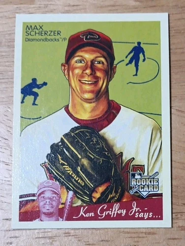 2008 Upper Deck Goudey #6 Max Scherzer Rookie In NM-MT/MINT Condition 