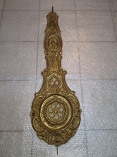 Alter Messing Prunkpendel Pendel Comtoise Uhr  Frankreich um 1860