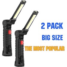 4 Pack Magnetic Base Led Cob Work Light Rechargeable Mechanic Torch Flashlight 4 Pack Magnetic Base Led Cob Work Light Rechargeable Mechanic Torch Flashlight