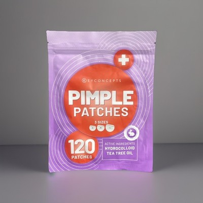 KEYCONCEPTS Pimple Patches 120 Ct Hydrocolloid Acne Patches w/ Tea Tree Oil B14