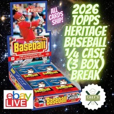 DETROIT TIGERS   - 2026 TOPPS HERITAGE BASEBALL 1/4 HOBBY CASE (3 BOX) BREAK #31
