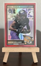 2025 Score - Rookies Savion Williams Red Zone /20 (RC) Number Match Packers/TCU