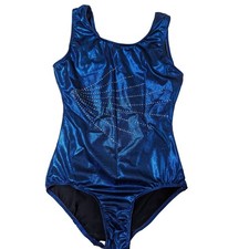 ZKQL Girls leotard Small Rhinestones Bust 30" And Hips 28" Unstretched preowned