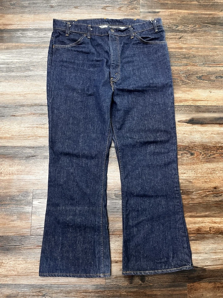 Jeans Levi's Orange Tab 646 Big Bell Bottom vintage años 70-80 ¡NUEVOS CON ETIQUETAS! Foto 3 de 4