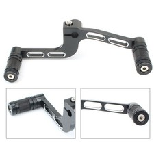 CNC Schalthebel Shift Peg Toe Heel f&uuml;r Harley XL883 883R XL 1200T Schwarz A