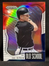 2021 Panini Prizm - Old School Cal Ripken #OS-9 Red White & Blue Prizm