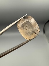 15ct rutile quartz coushion cut from pakistan