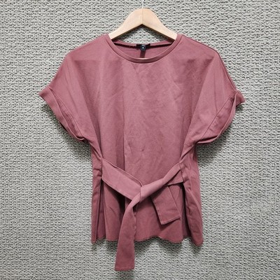 EXPRESS Women's Tie Waist Dolman Sleeve Top Pink Size M