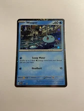 Wooper (Cosmos Holo) SVP155 Black Star Promo Scarlet & Violet NM