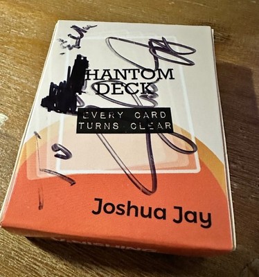 Phantom Deck von Joshua Jay, Vanishing Inc. mit Autogramm auf der Schachtel