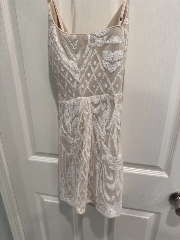 Lulus, Beaded Romper, Size Large - Image 3 of 3
