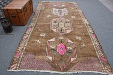 Turkish Vintage Large Rug 5,9x11,6 ft, Brown ...