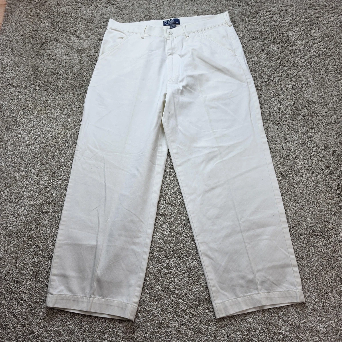 Polo Ralph Lauren White Pants for Men for sale | eBay