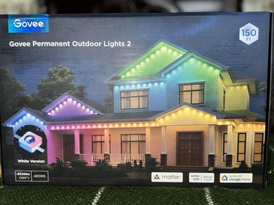 Govee Permanent Outdoor Lights 2 150ft White Version  H705F