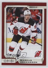 2018-19 O-Pee-Chee Red Marcus Johansson #380 0c3