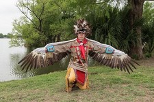 San Antonio TX Andrew De Luna 2014 Pow Wow Fiesta Native American Dancer