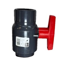Spears 1-1/2 inch PVC ball valve designed for water applications up to 235 PSI