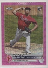 2022 Topps Chrome Update Pink Wave Refractor Francisco Morales #USC168 2xd