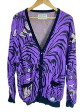 WACKO MARIA Cardigan Thick L Cotton PUP Animal