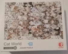 Cat World 1000 Piece Puzzle NEW